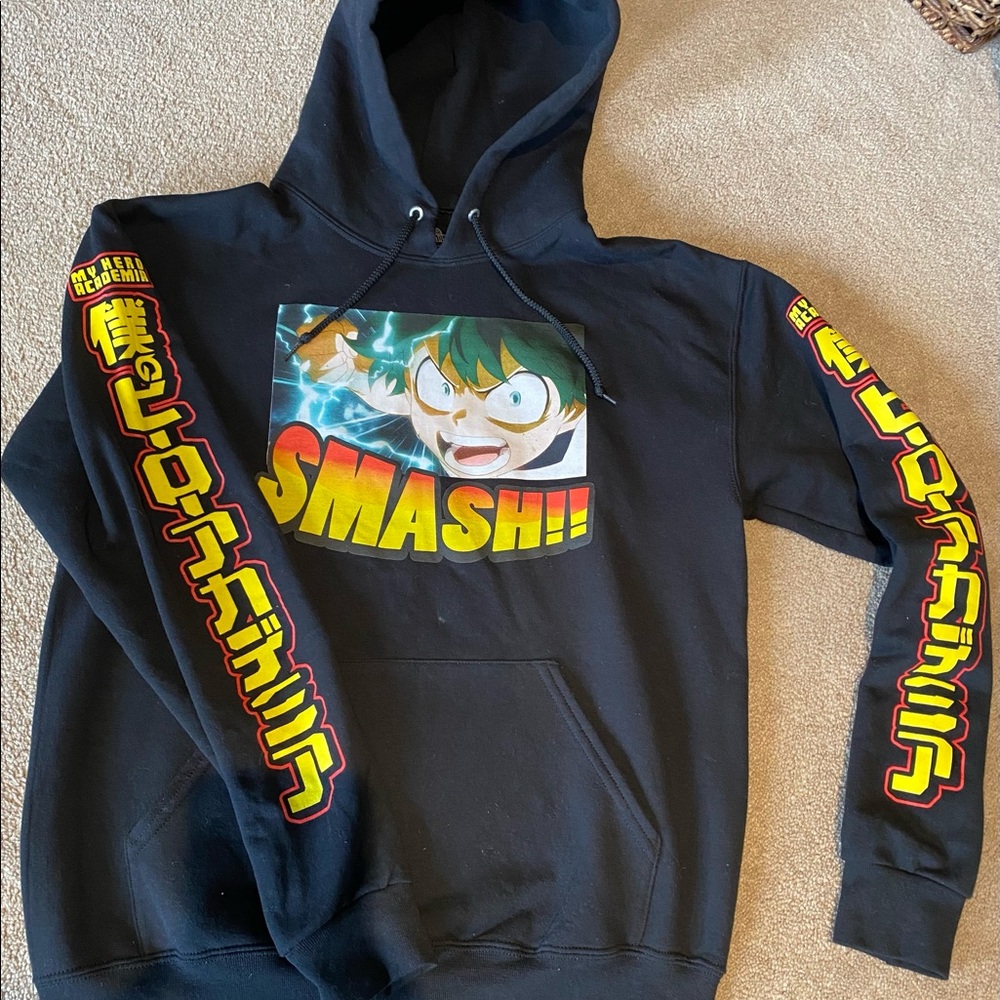 **Never worn** ANIME - MY HERO ACADEMIA - DEKU HOODIE